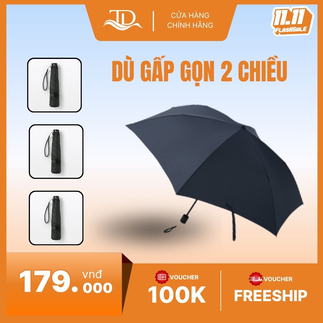 Dù Gấp Gọn 2 Chiều